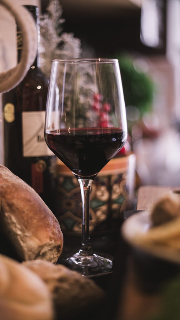 Spanish red wine being poured at Iber&Co, Malta