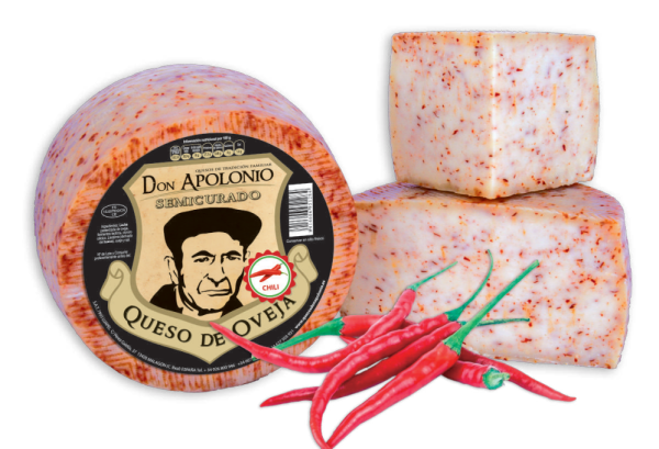 Queso manchego semicurado con chili