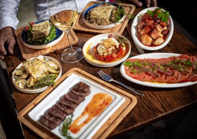 Selection of traditional Spanish tapas at Iber&Co Valletta