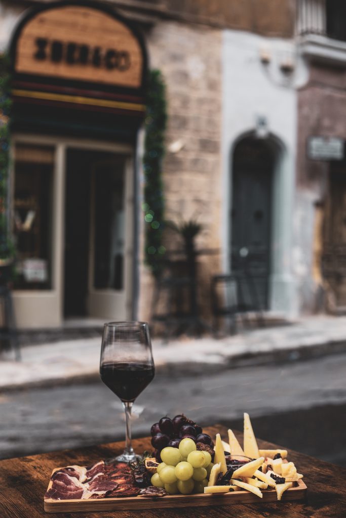 Spanish tapas and wine served at Iber&Co restaurant in Malta