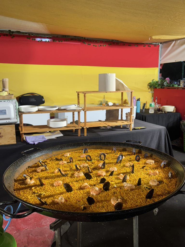 Iber&Co y Altamira double stand serving paella and sangria at Malta International Food Festival 2026